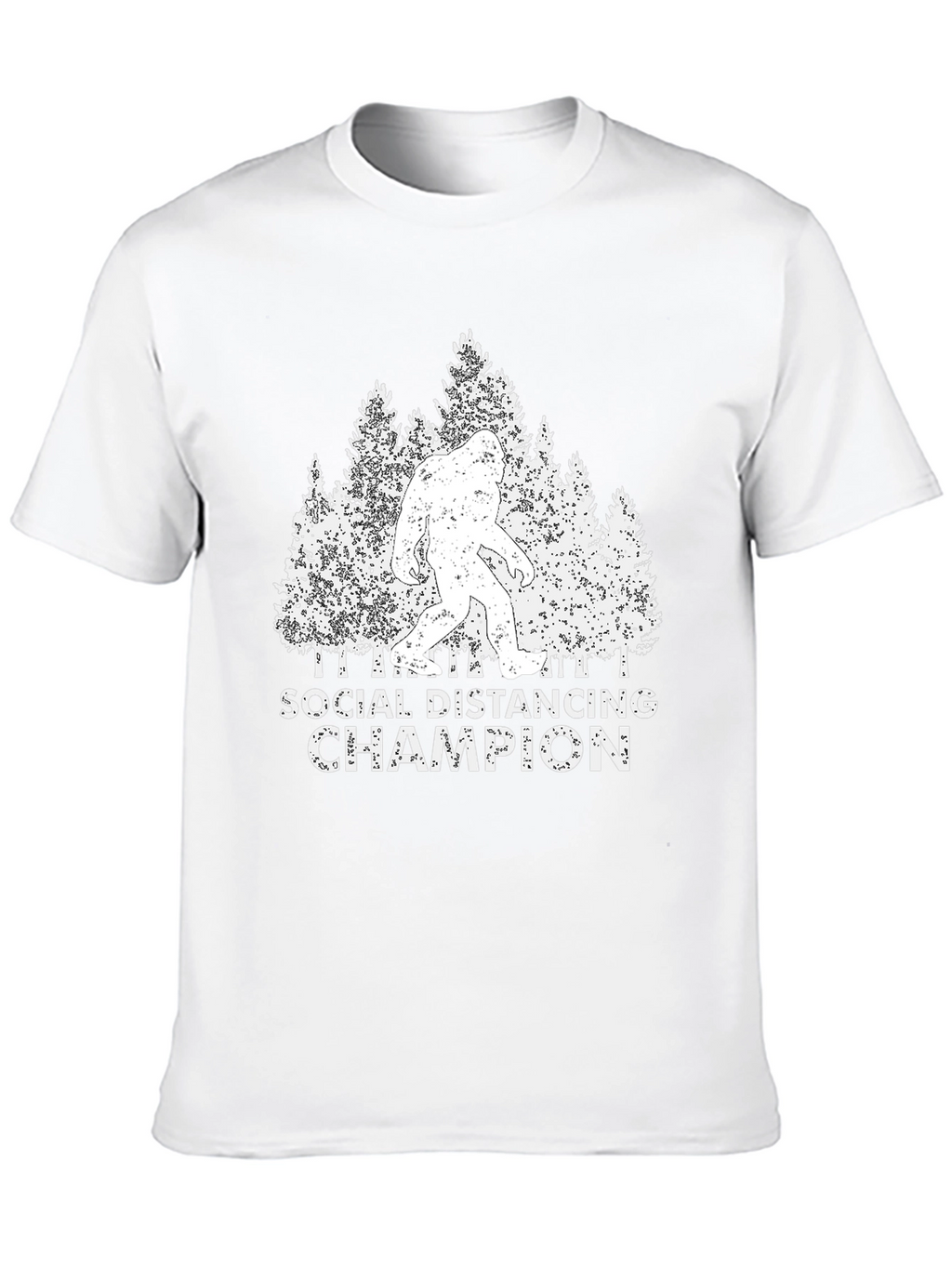 Social Distancing Champion Bigfoot T-Shirt