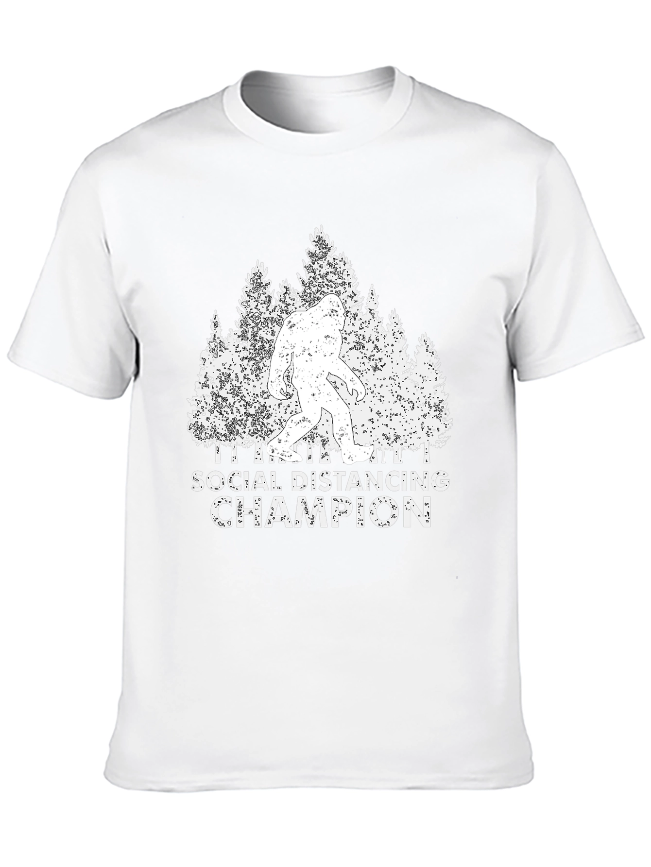 Social Distancing Champion Bigfoot T-Shirt