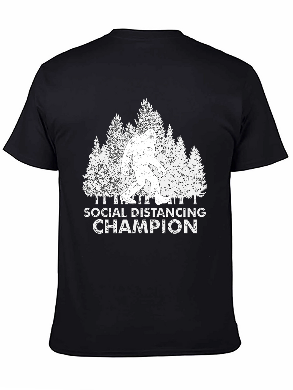 Social Distancing Champion Bigfoot T-Shirt