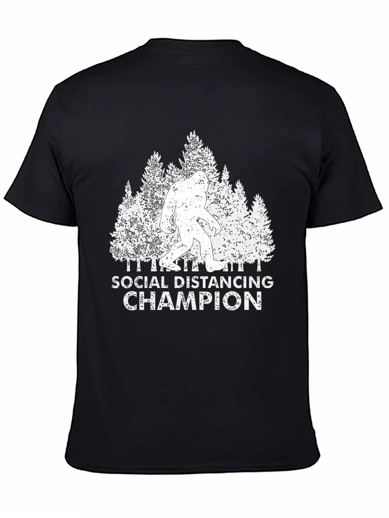 Social Distancing Champion Bigfoot T-Shirt