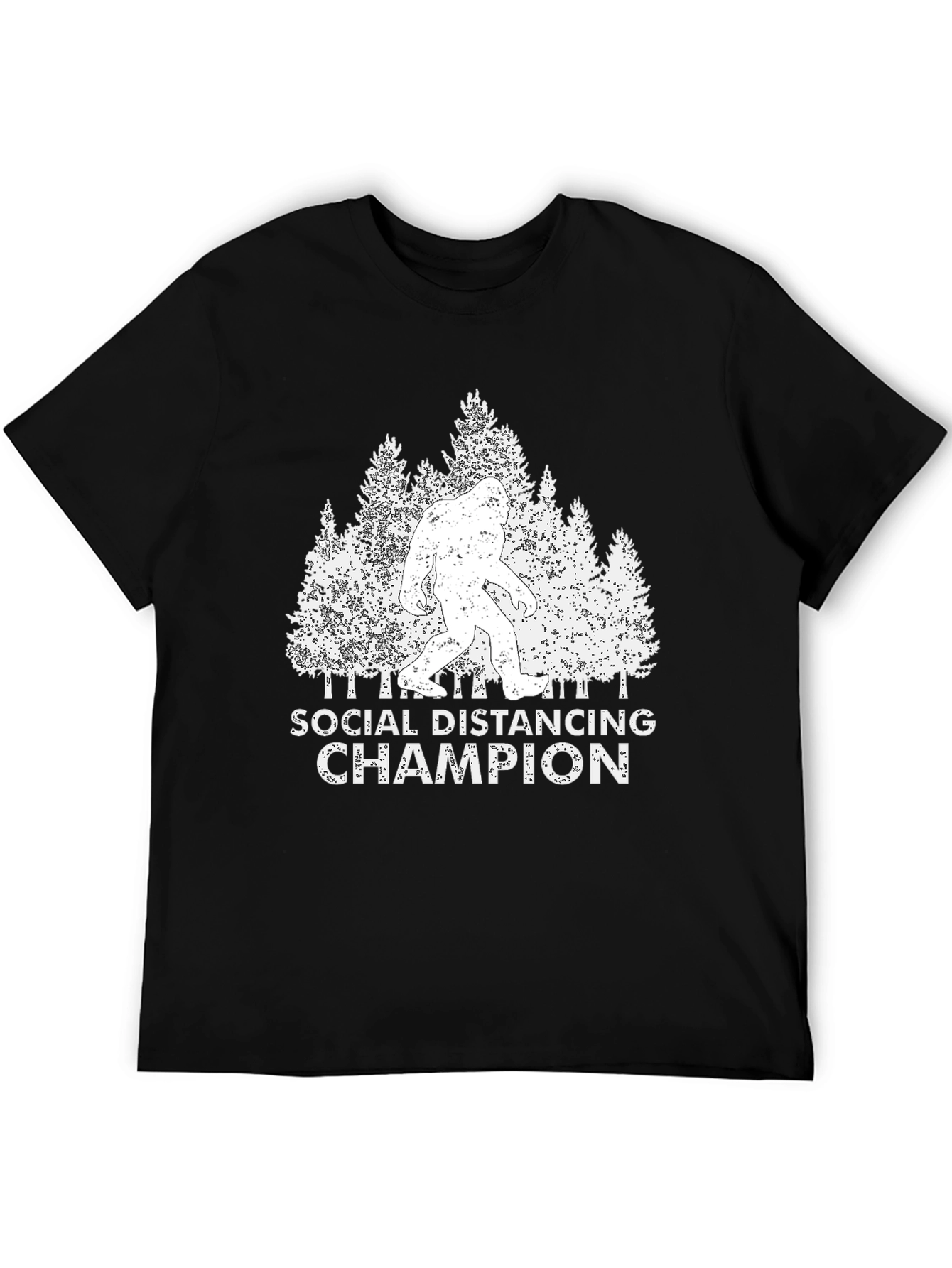 Social Distancing Champion Bigfoot T-Shirt