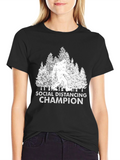 Social Distancing Champion Bigfoot T-Shirt