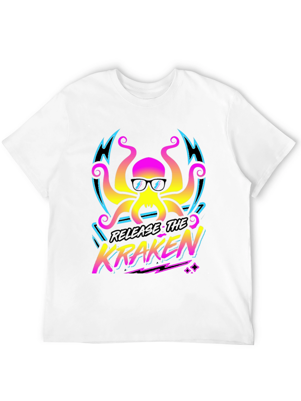 Release The Kraken T-Shirt - Retro Octopus Design
