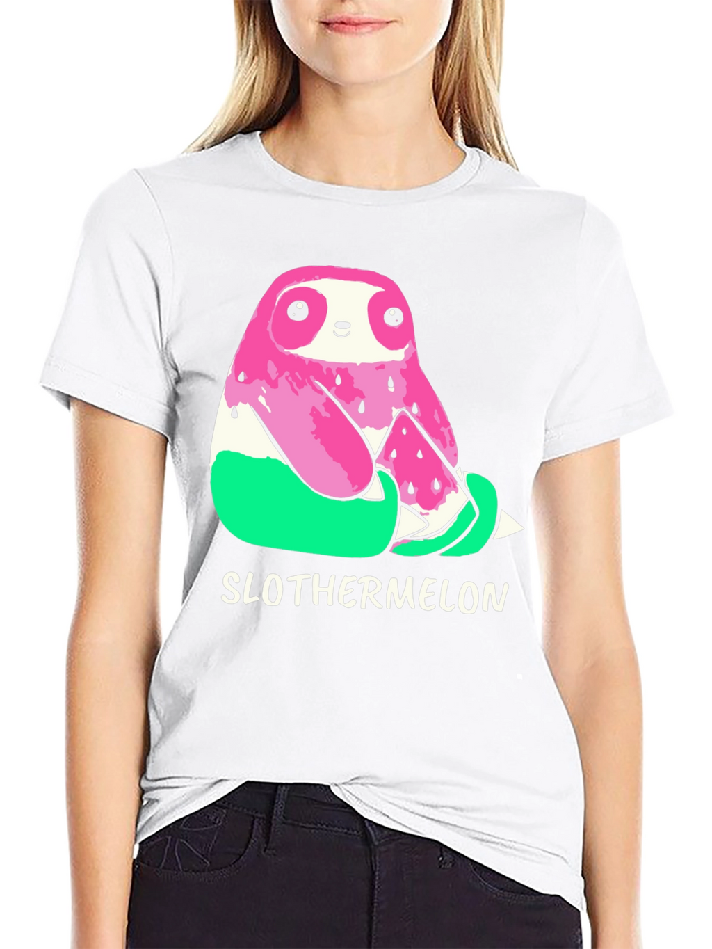 Slothermelon T-Shirt - Cute Sloth Watermelon Graphic Tee