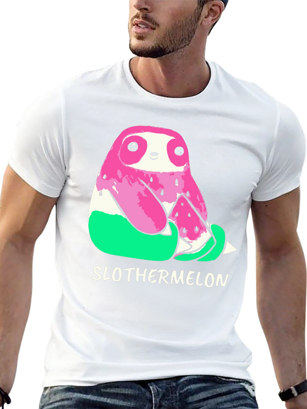 Slothermelon T-Shirt - Cute Sloth Watermelon Graphic Tee