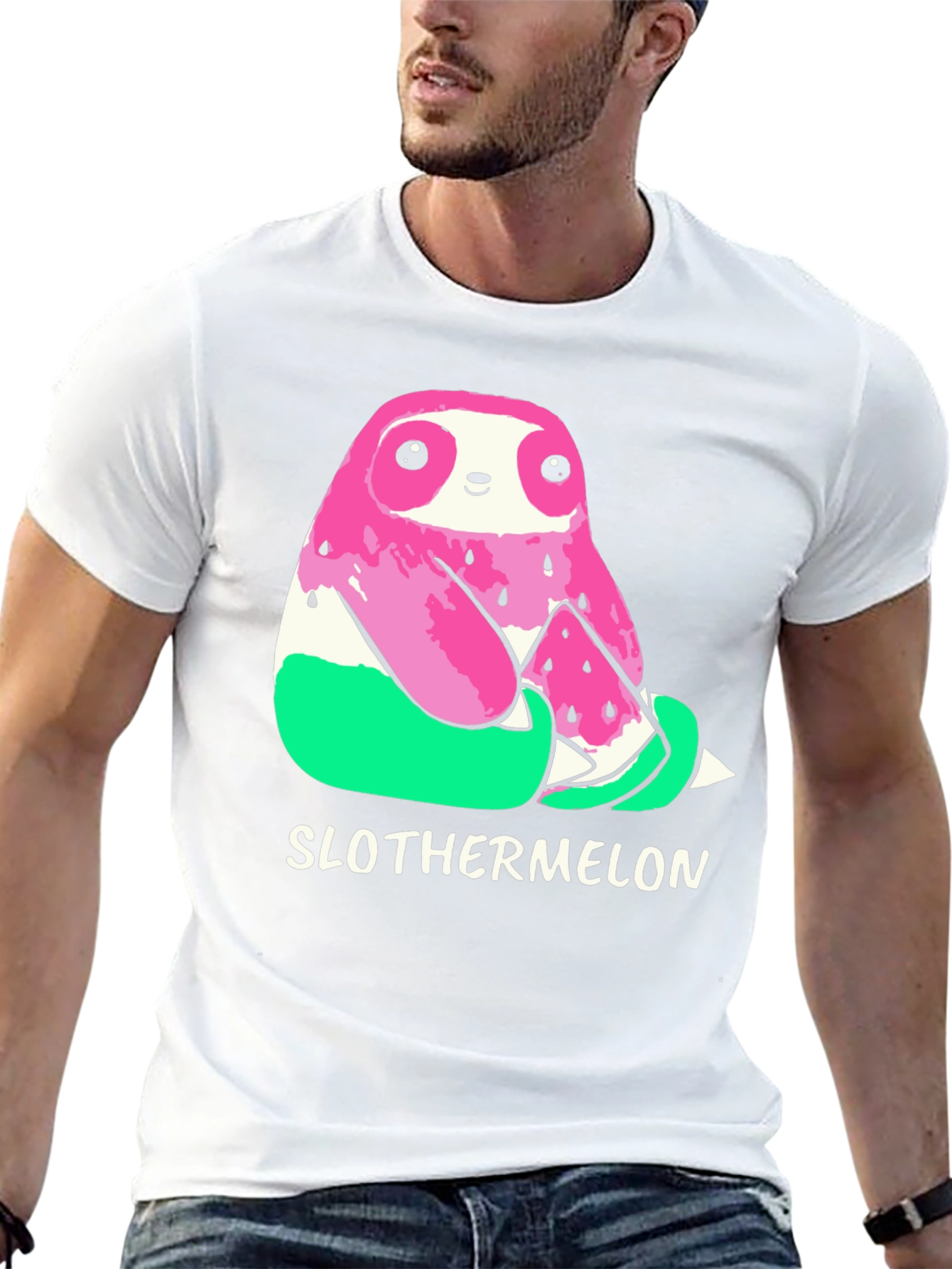 Slothermelon T-Shirt - Cute Sloth Watermelon Graphic Tee