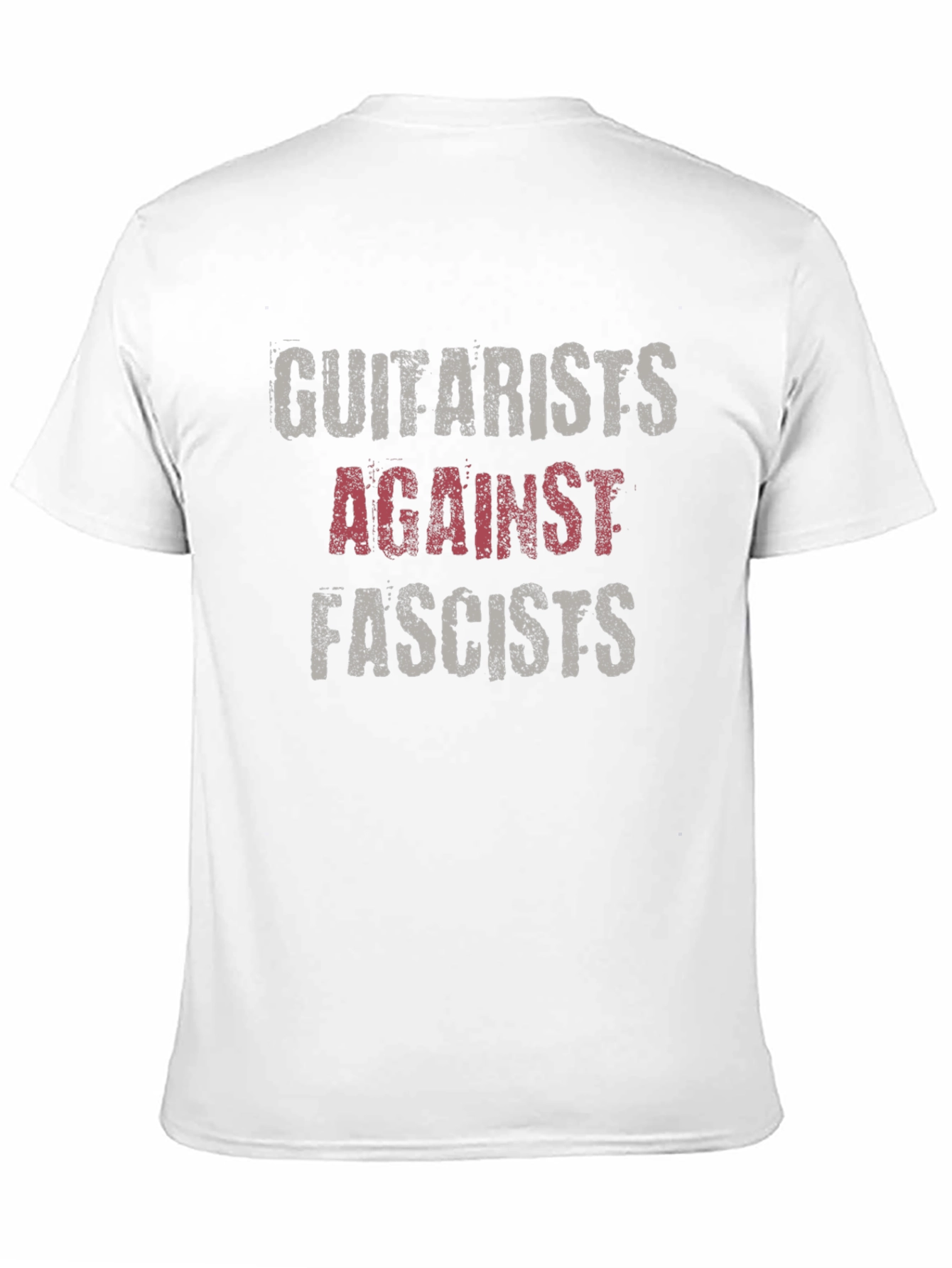 Guitarists Against Fascists Black Graphic Tee