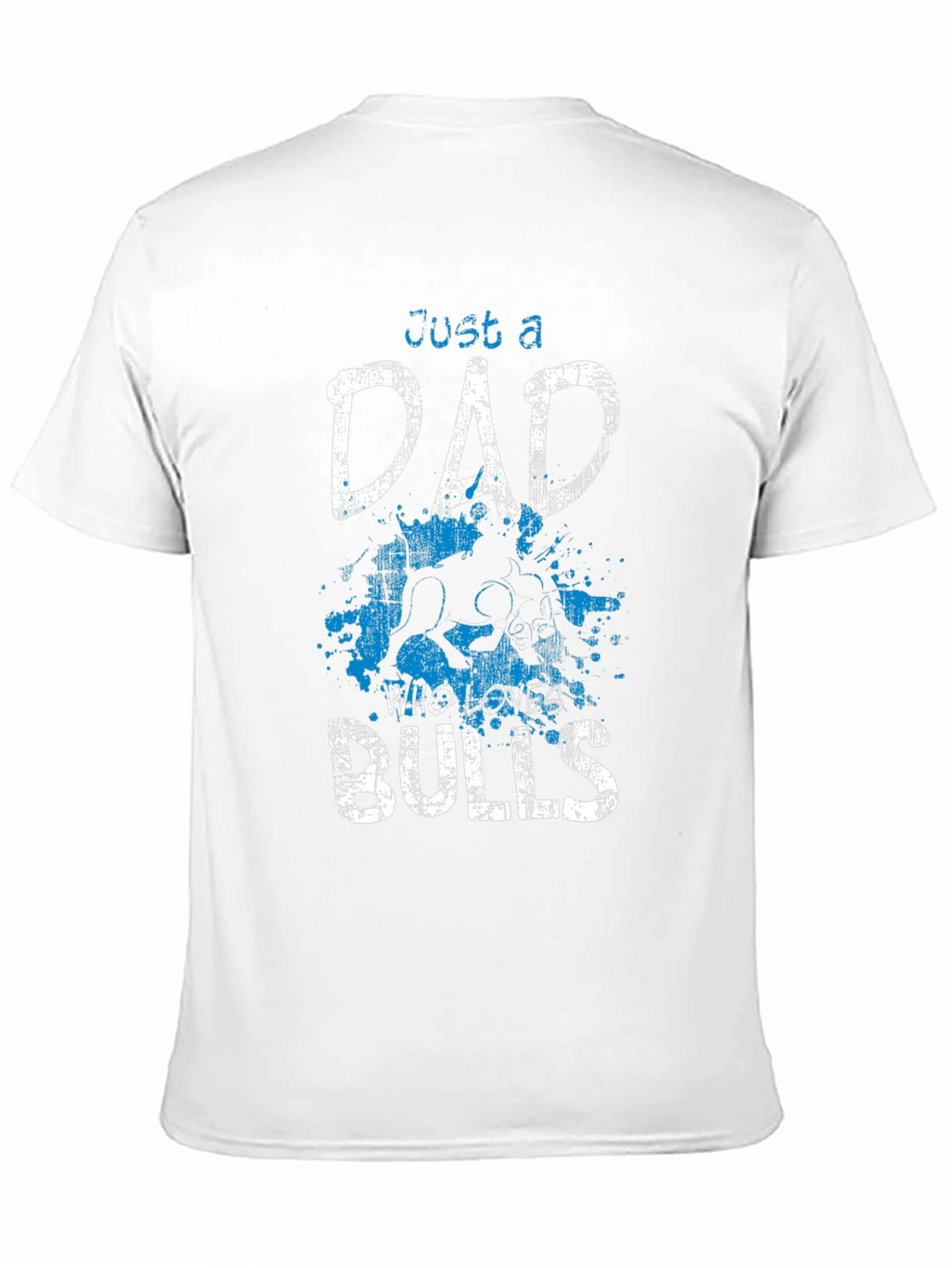 Just A Dad Who Loves Bulls Graphic T-Shirt