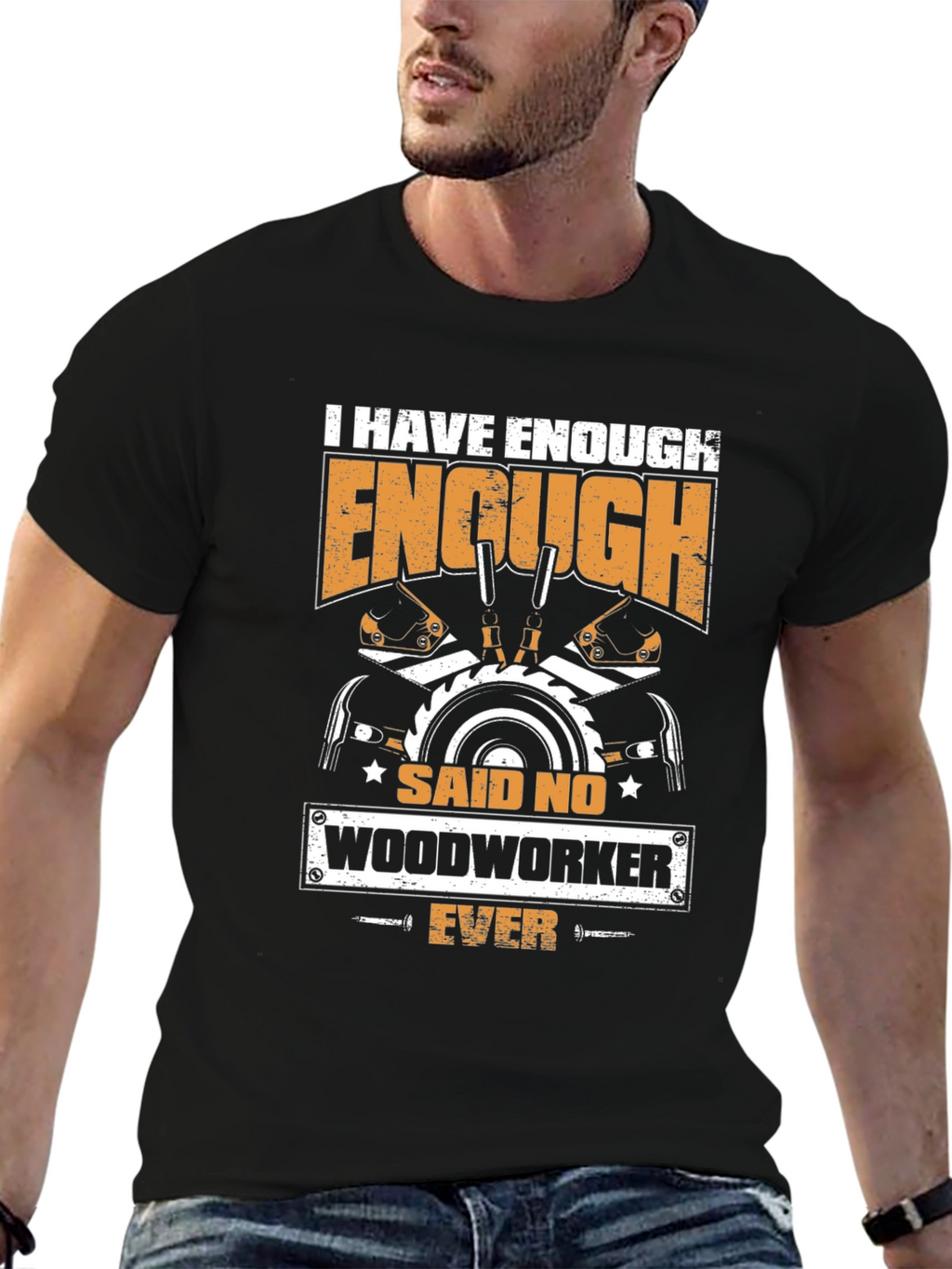 Funny Woodworker T-Shirt: Never Enough Wood!