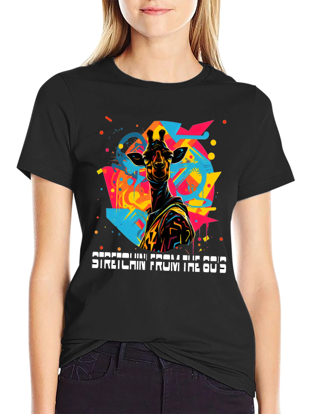 Retro Giraffe Graphic Tee
