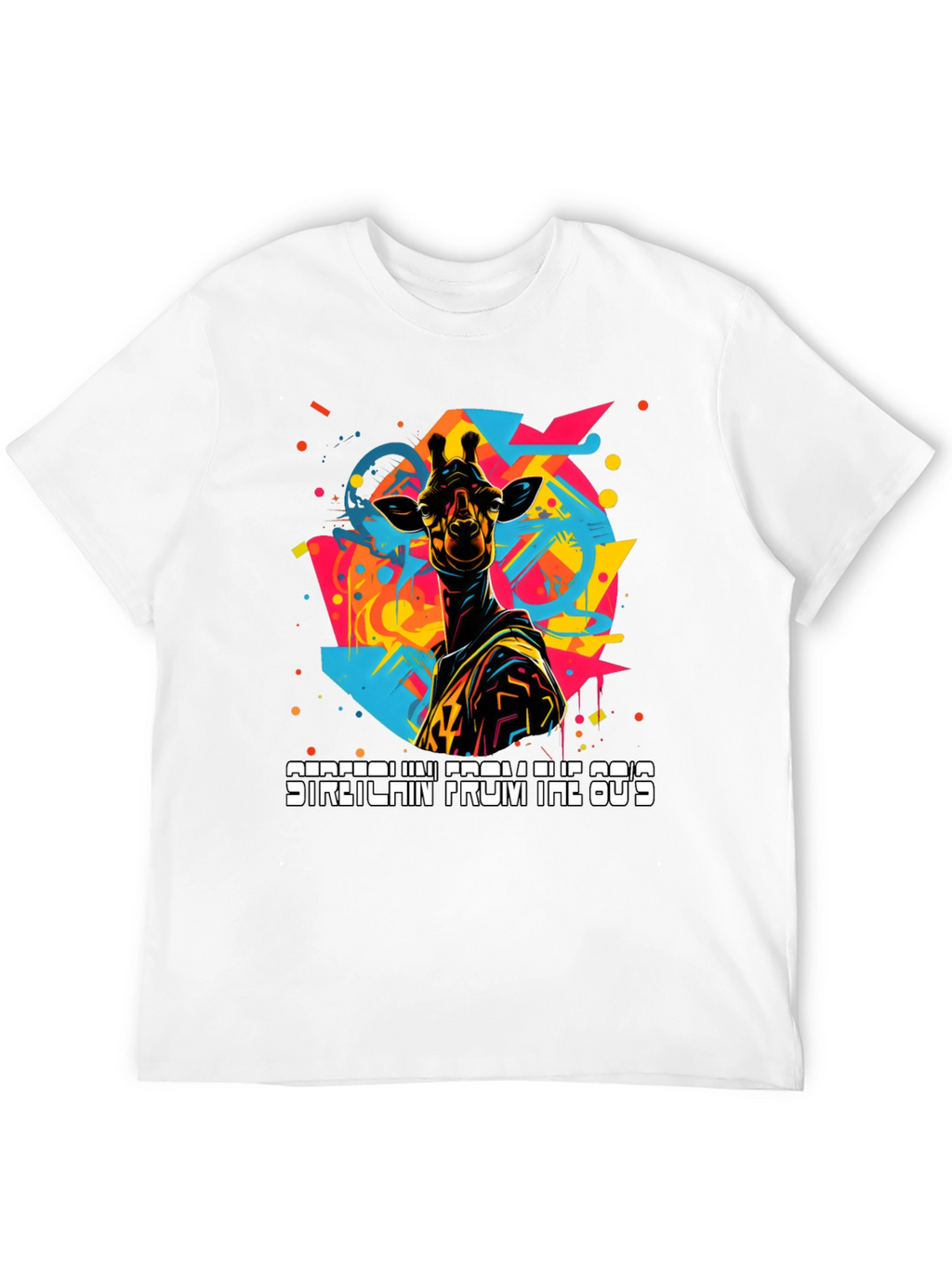 Retro Giraffe Graphic Tee
