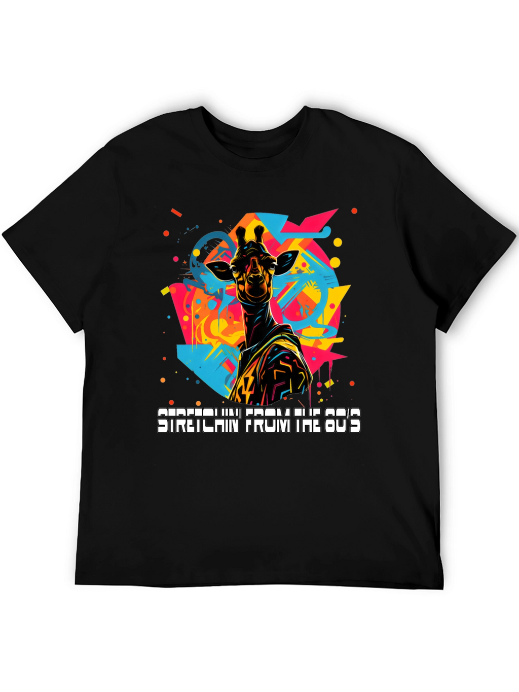 Retro Giraffe Graphic Tee