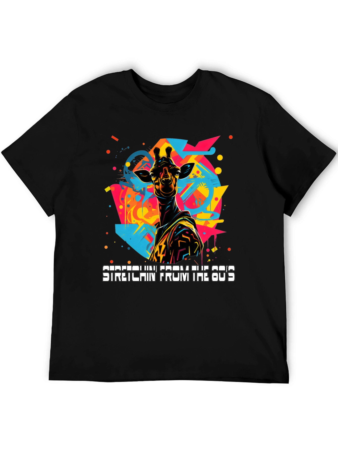 Retro Giraffe Graphic Tee