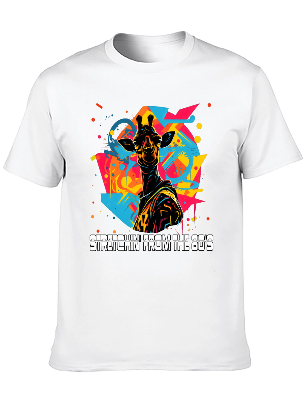 Retro Giraffe Graphic Tee