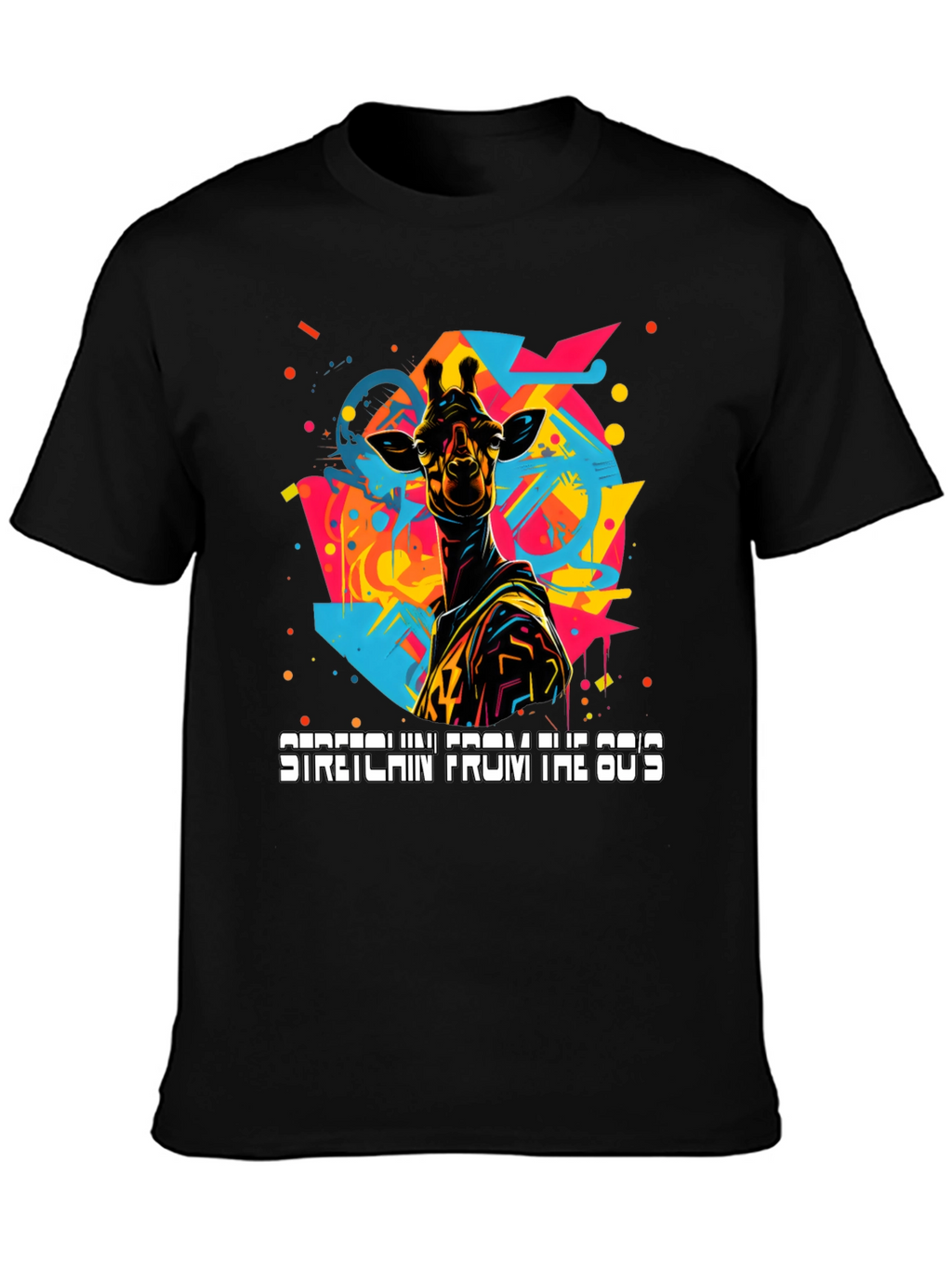 Retro Giraffe Graphic Tee
