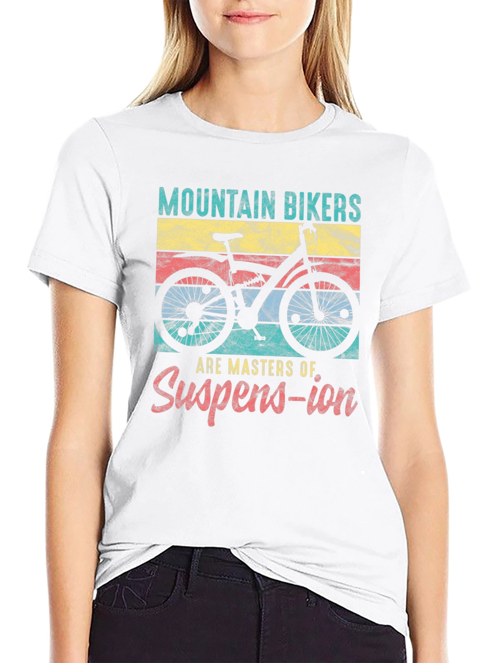 Mountain Biker Suspension Graphic Tee