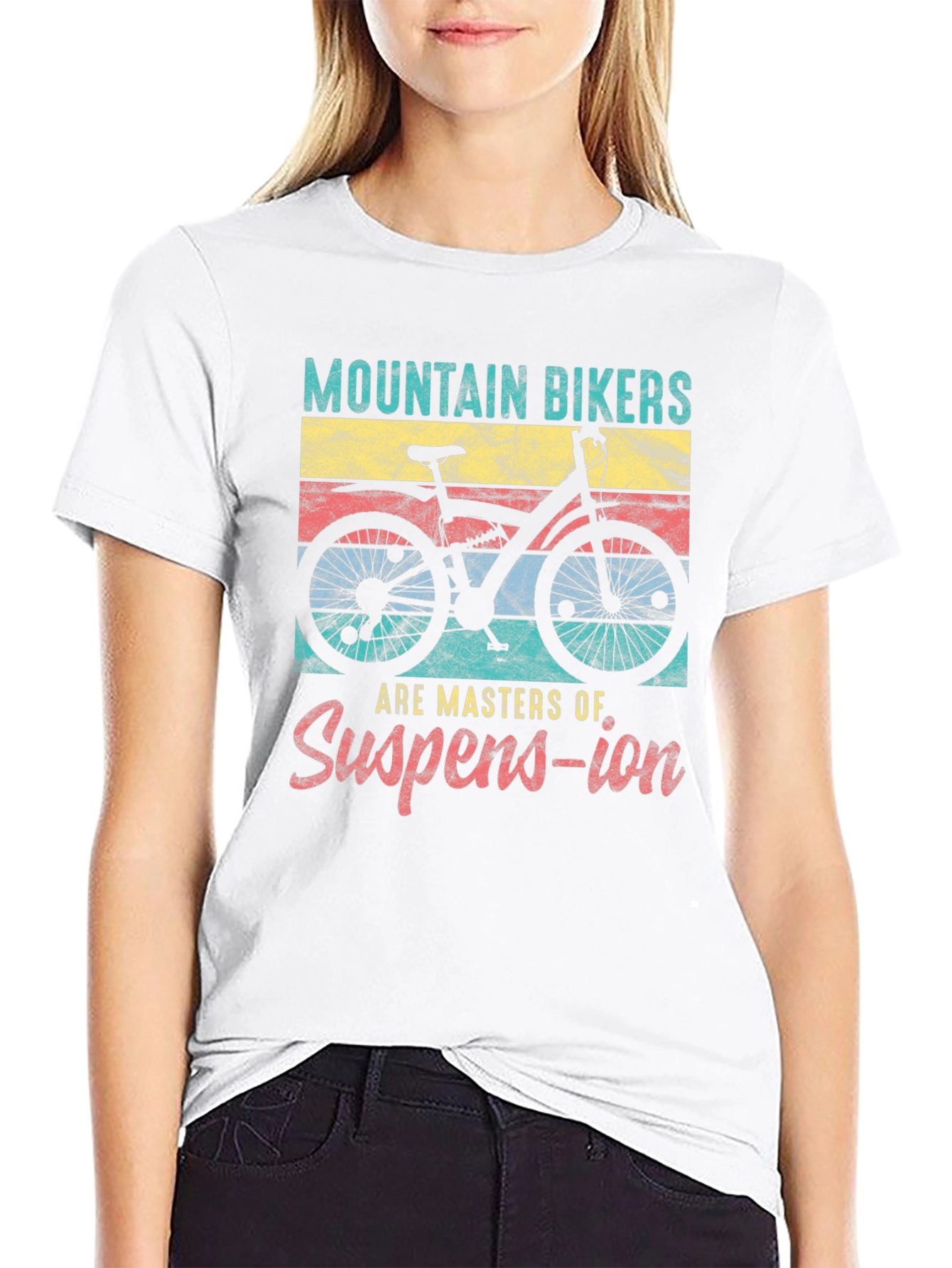 Mountain Biker Suspension Graphic Tee