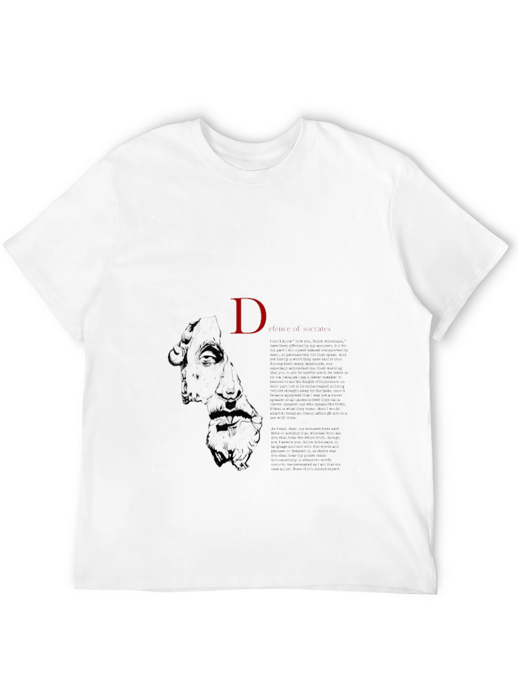Mens Graphic Print T-Shirt - Black