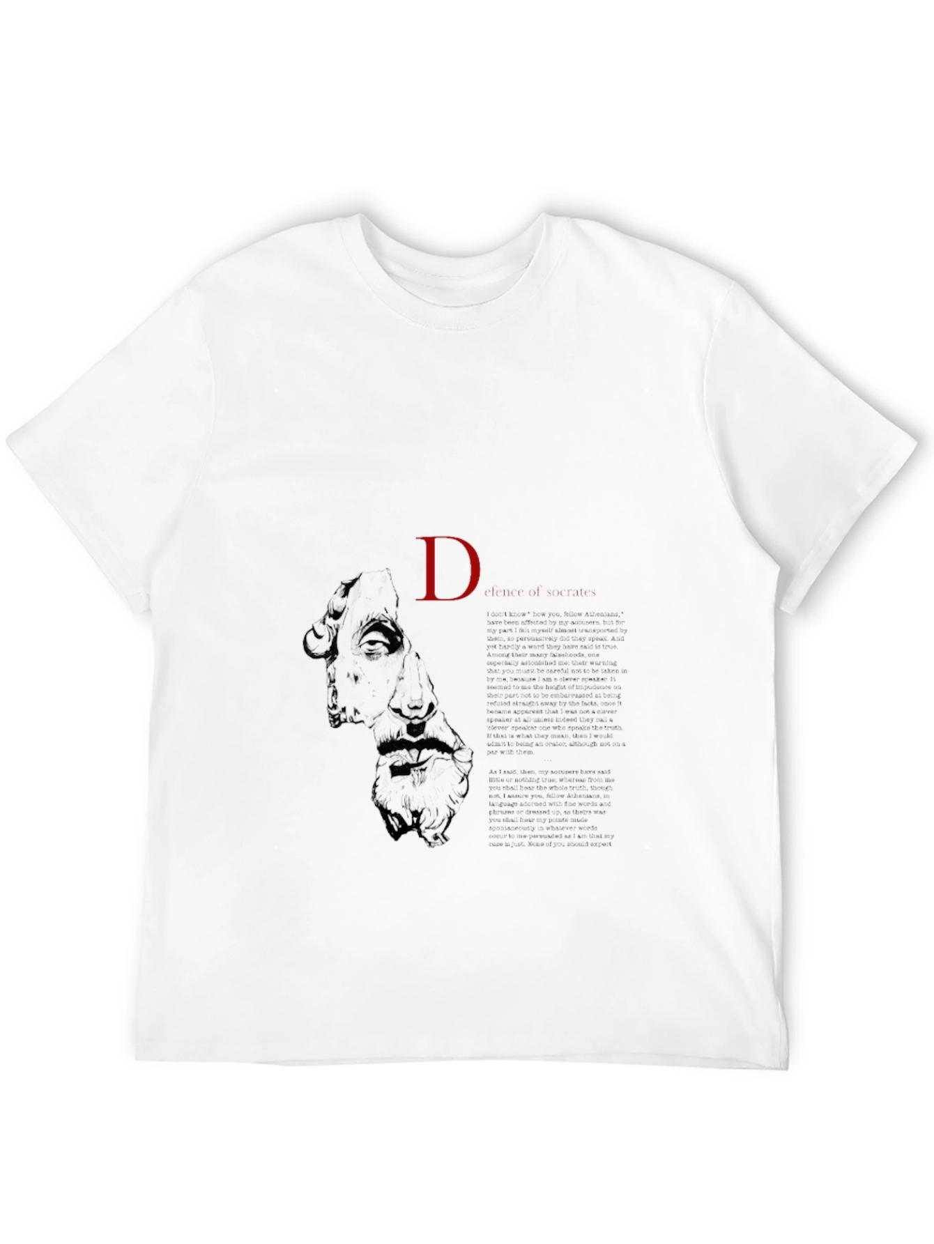 Mens Graphic Print T-Shirt - Black