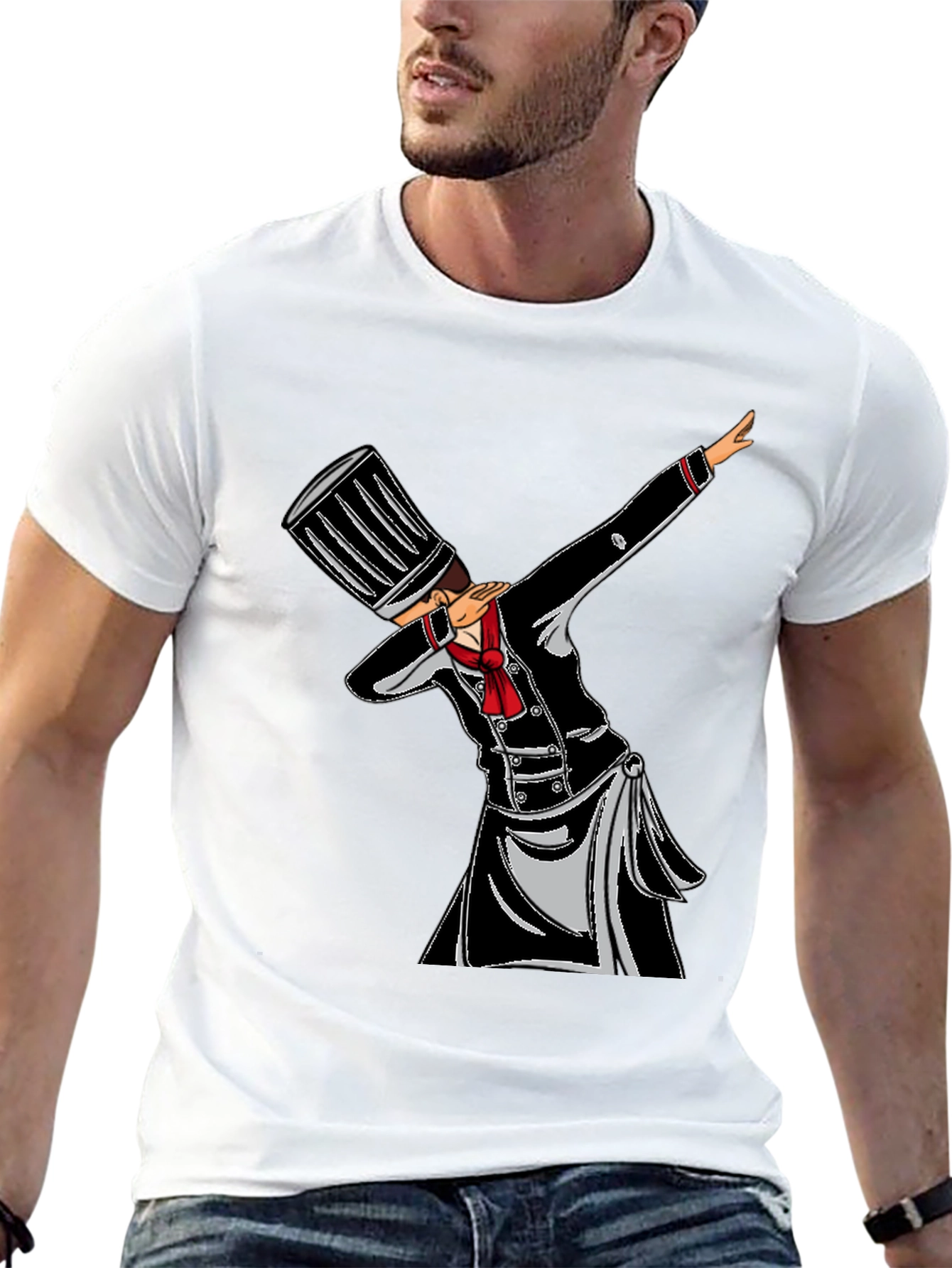 Dabbing Chef Graphic T-Shirt - Unique & Stylish!