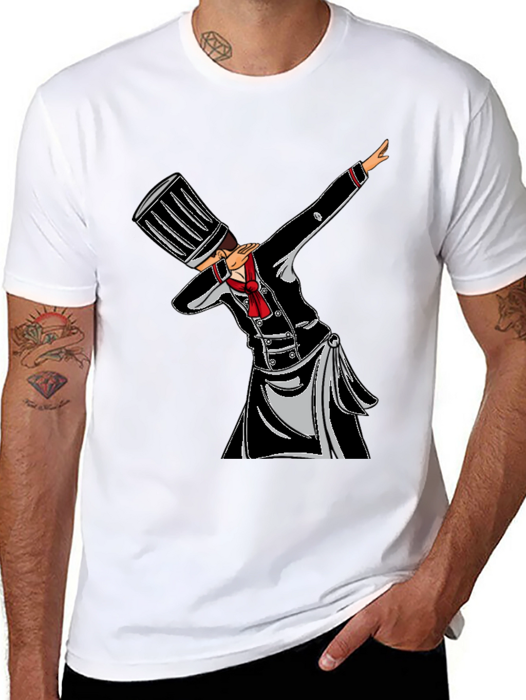Dabbing Chef Graphic T-Shirt - Unique & Stylish!