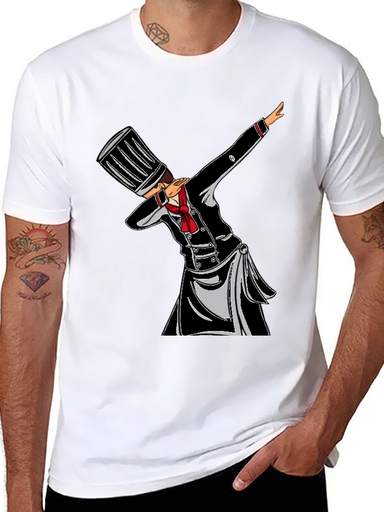 Dabbing Chef Graphic T-Shirt - Unique & Stylish!