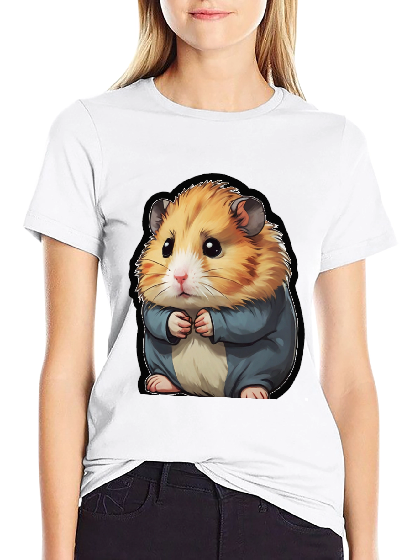 Hamster Graphic T-Shirt - Cute Animal Tee