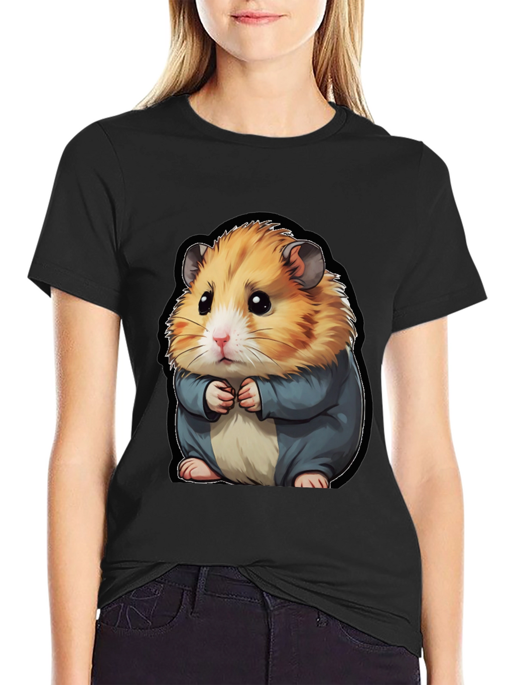 Hamster Graphic T-Shirt - Cute Animal Tee