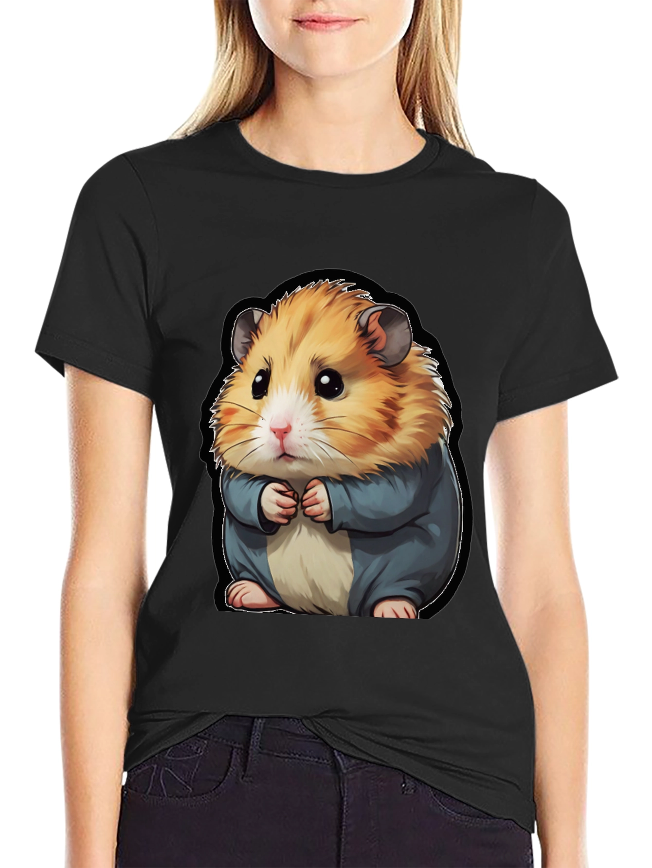 Hamster Graphic T-Shirt - Cute Animal Tee
