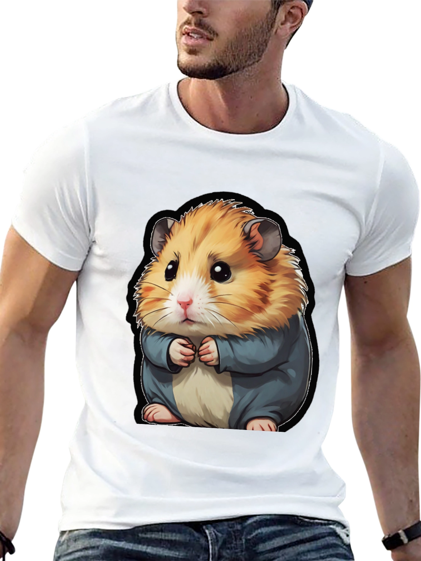 Hamster Graphic T-Shirt - Cute Animal Tee