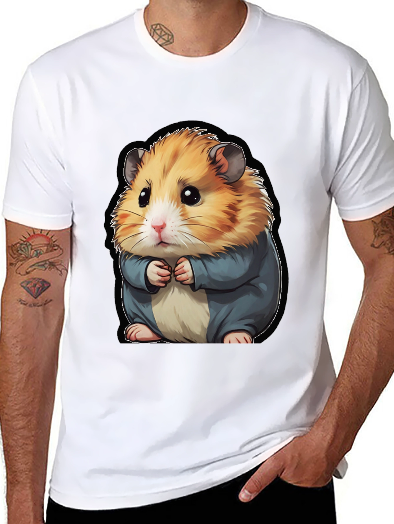 Hamster Graphic T-Shirt - Cute Animal Tee