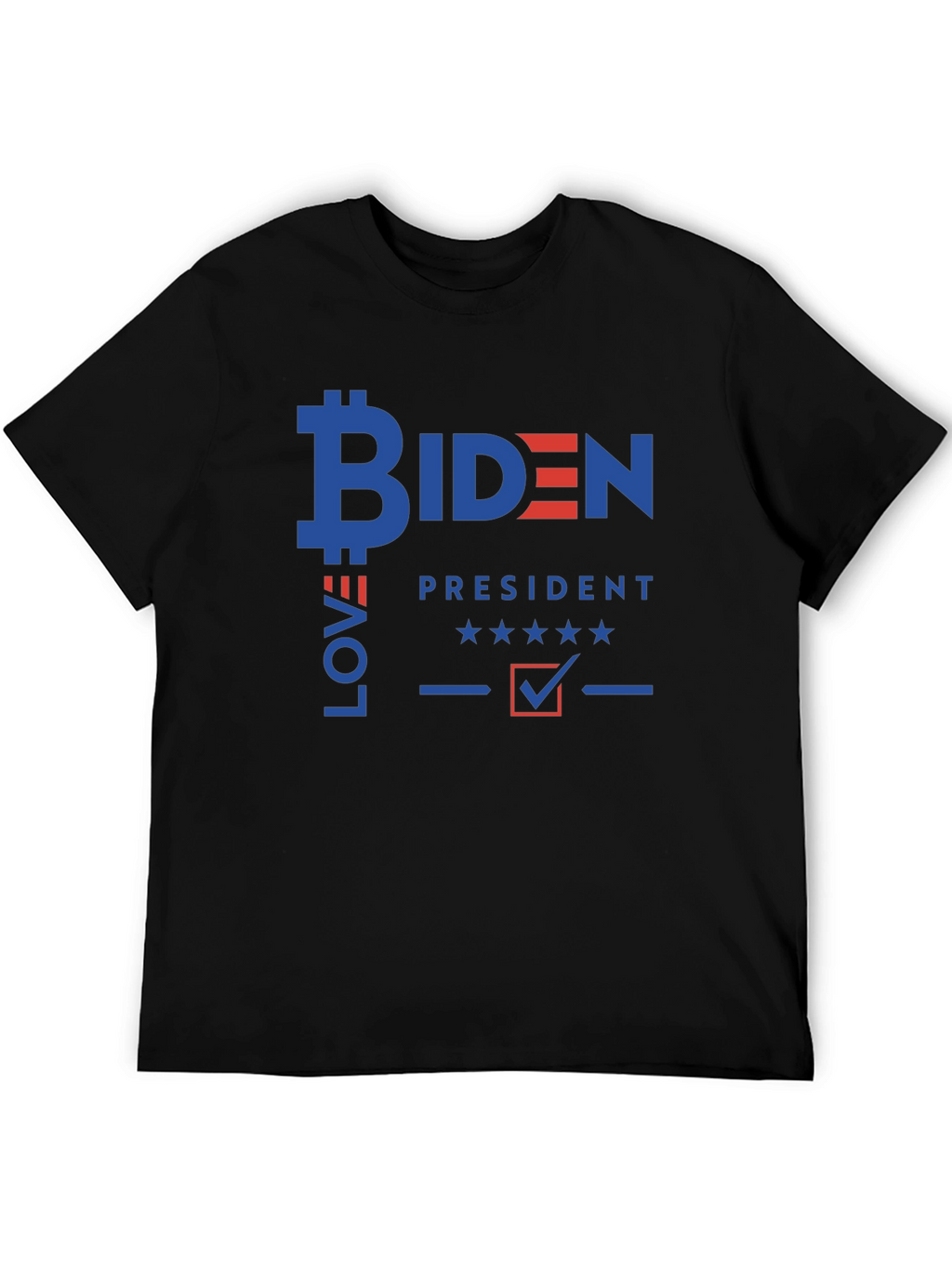 Biden Bitcoin Love President T-Shirt