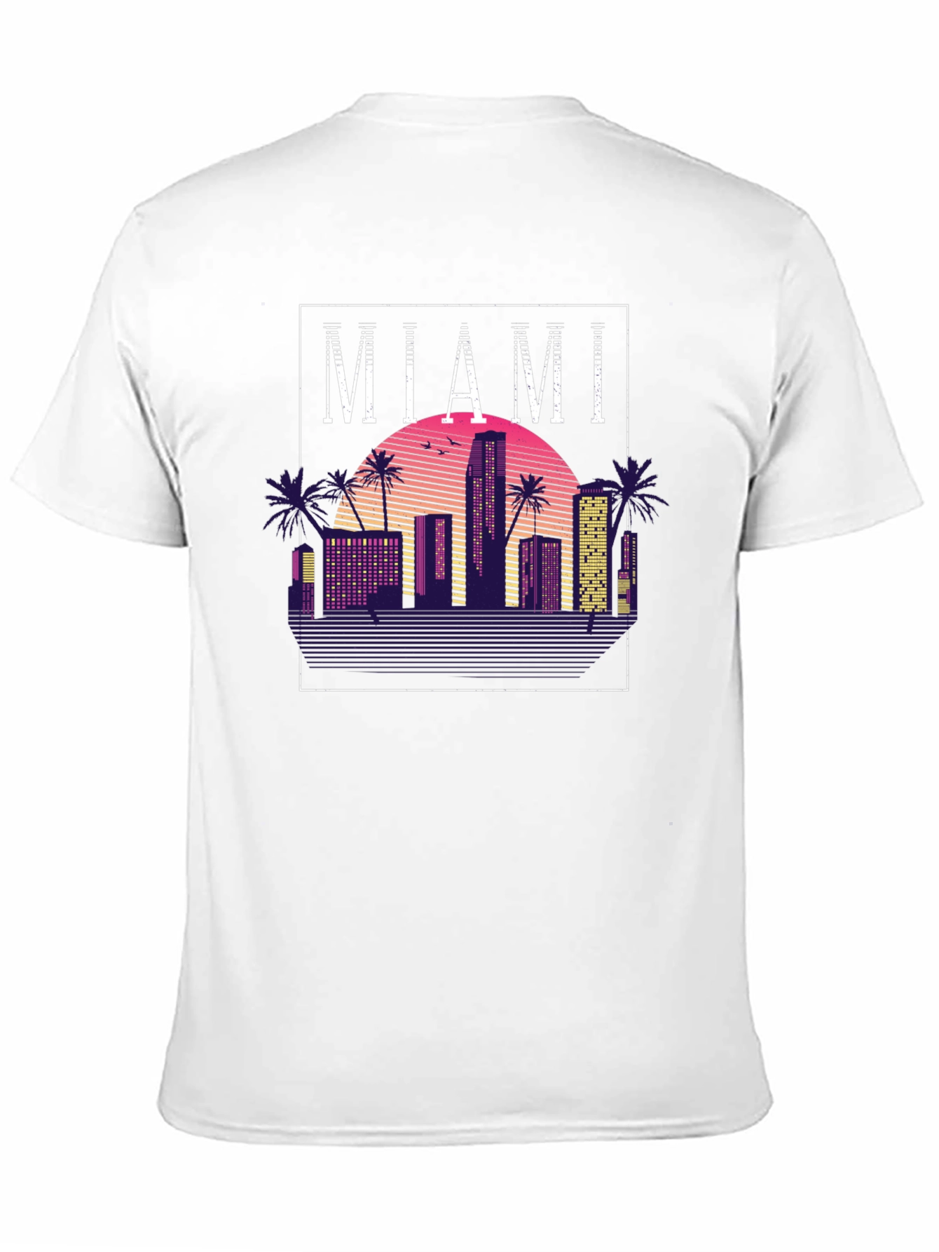 Miami Retro Sunset T-Shirt