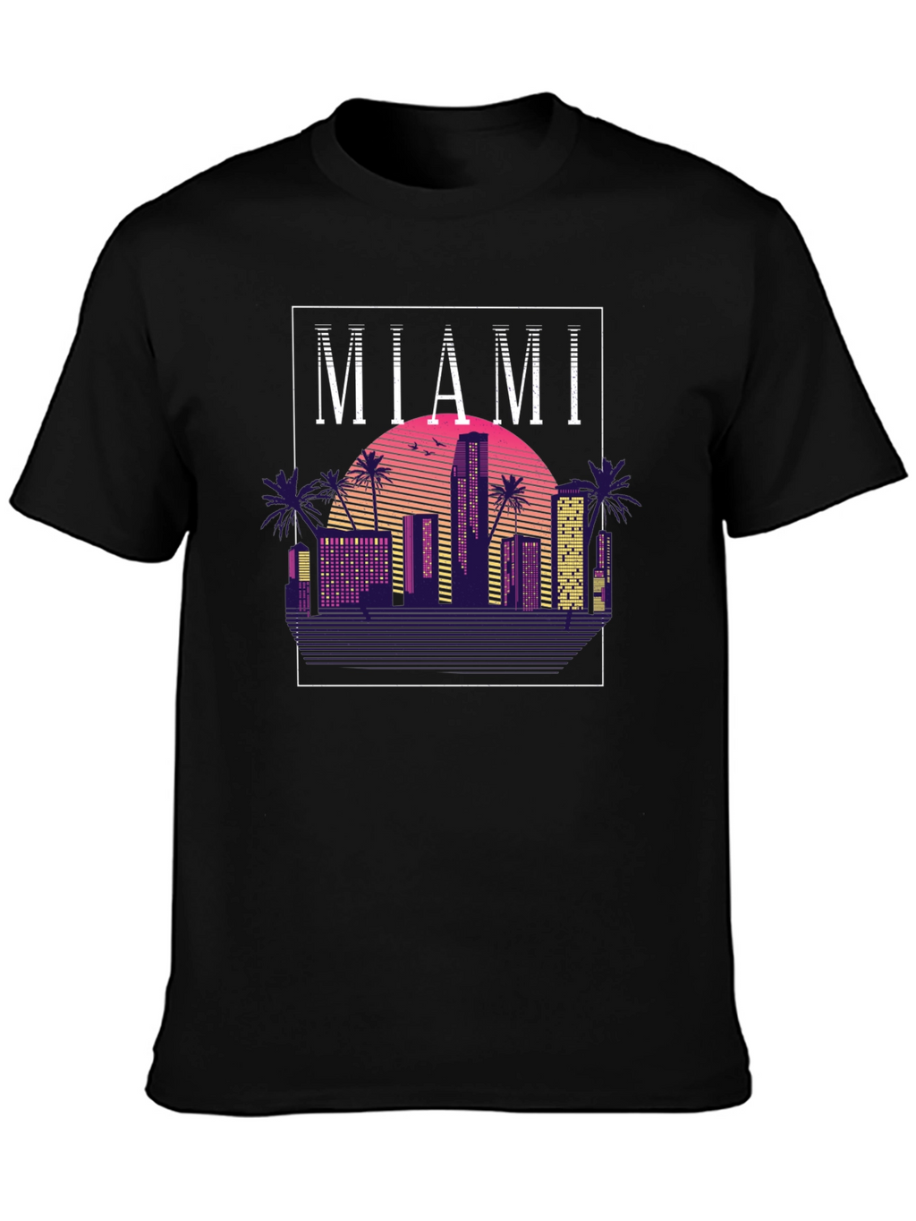 Miami Retro Sunset T-Shirt