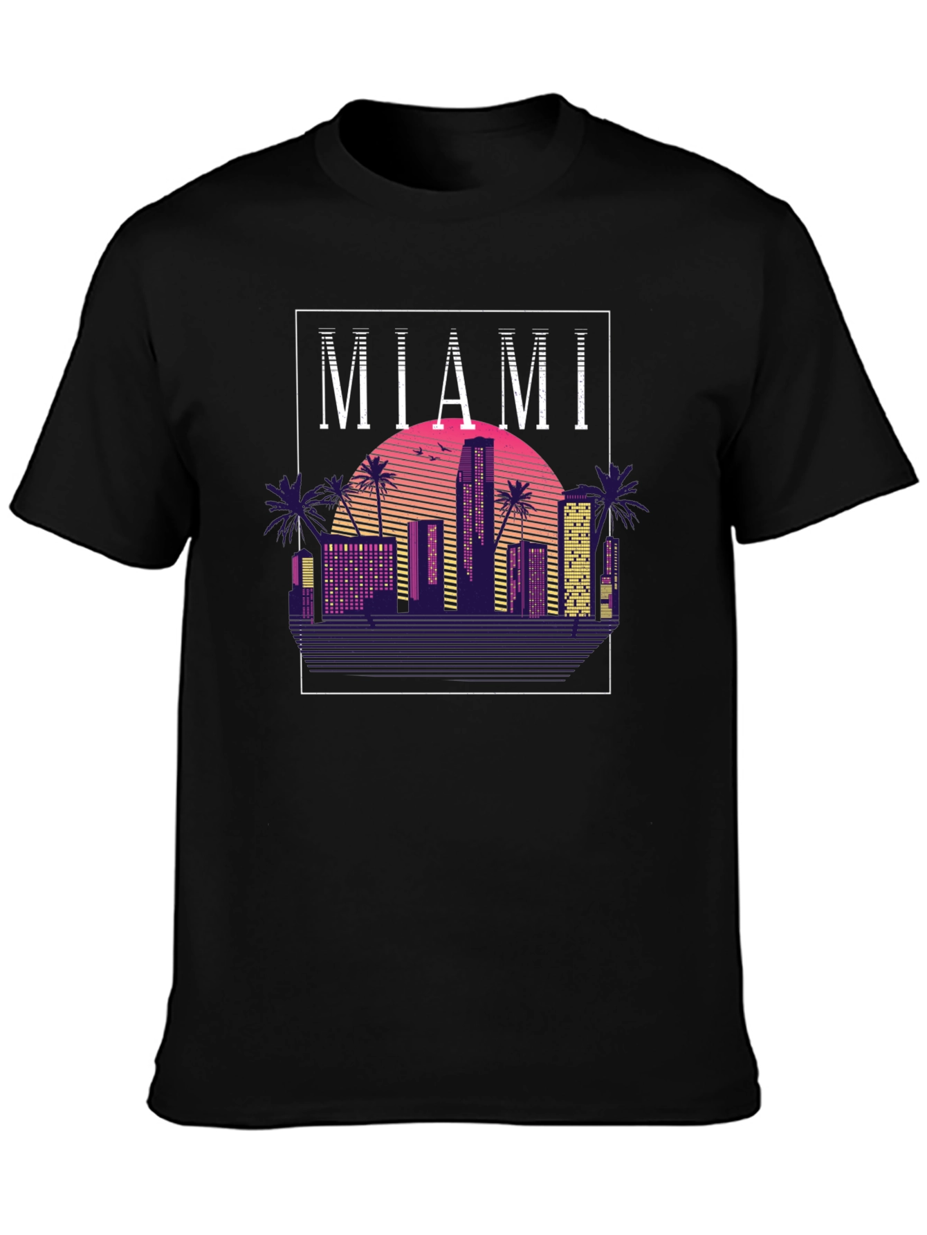 Miami Retro Sunset T-Shirt