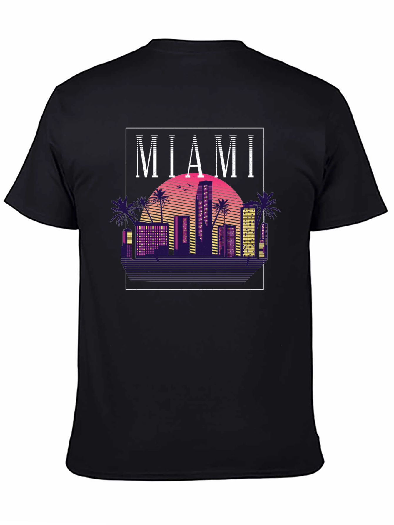 Miami Retro Sunset T-Shirt