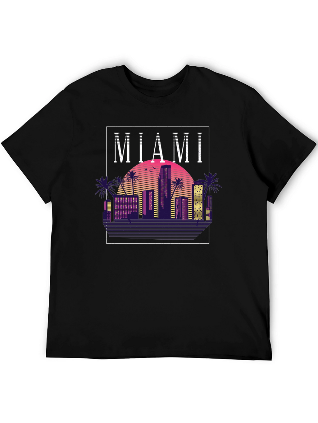 Miami Retro Sunset T-Shirt