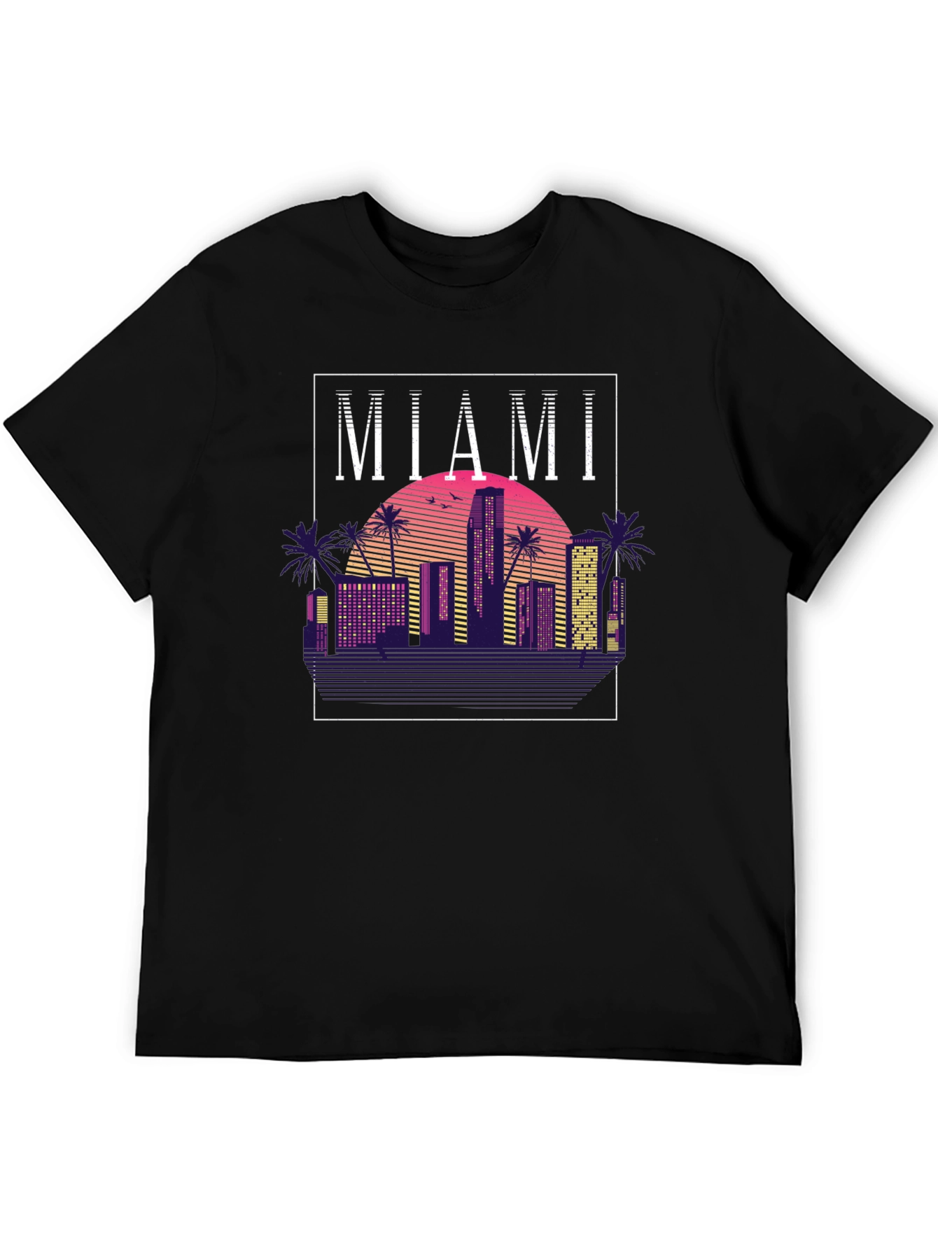 Miami Retro Sunset T-Shirt