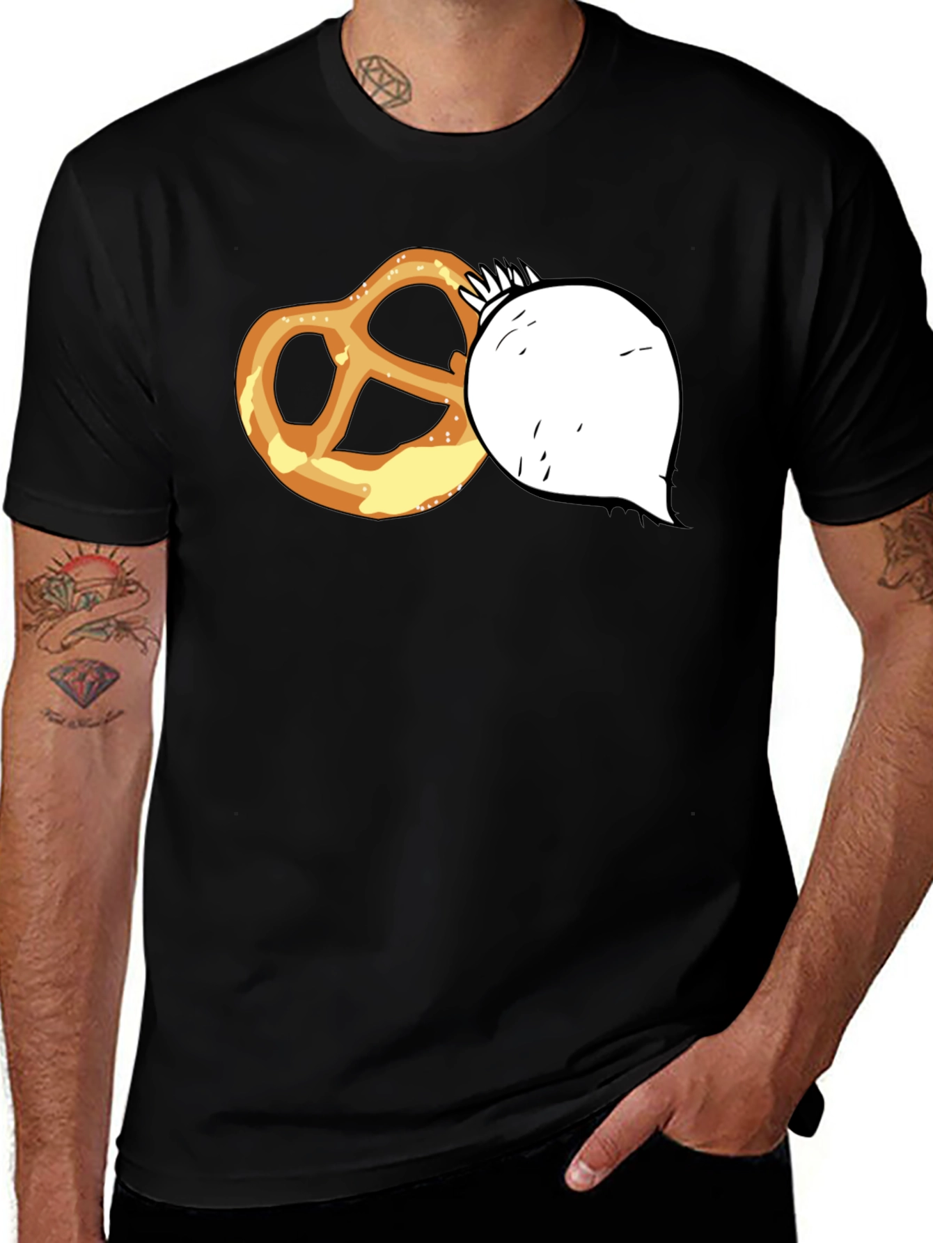Pretzel & Turnip Graphic T-Shirt