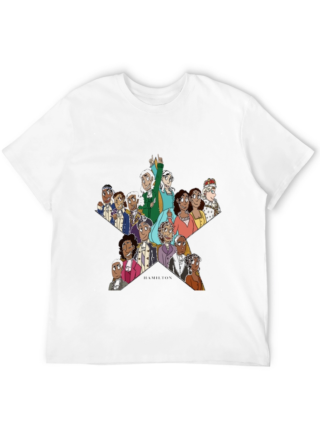 Hamilton Star Graphic T-Shirt - Black