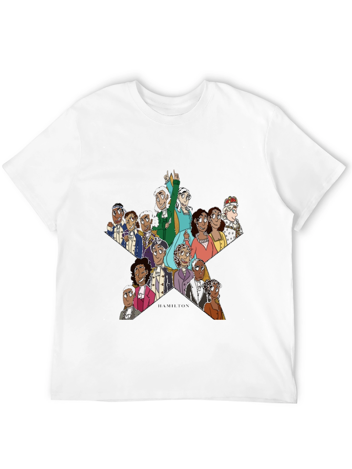 Hamilton Star Graphic T-Shirt - Black