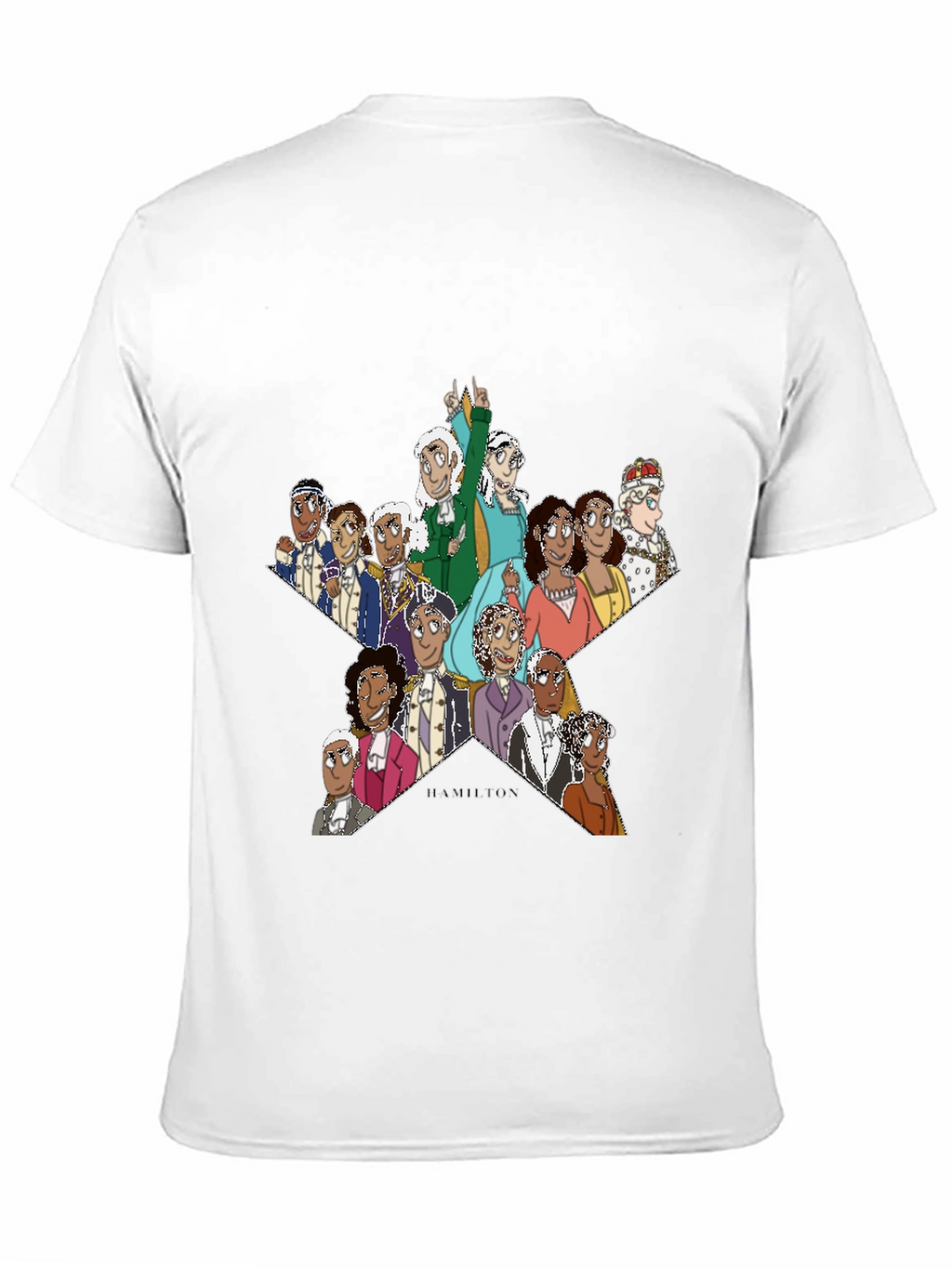 Hamilton Star Graphic T-Shirt - Black