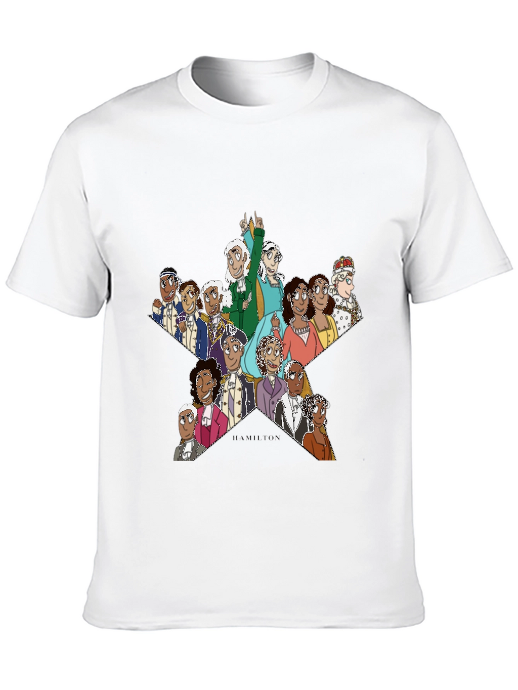 Hamilton Star Graphic T-Shirt - Black