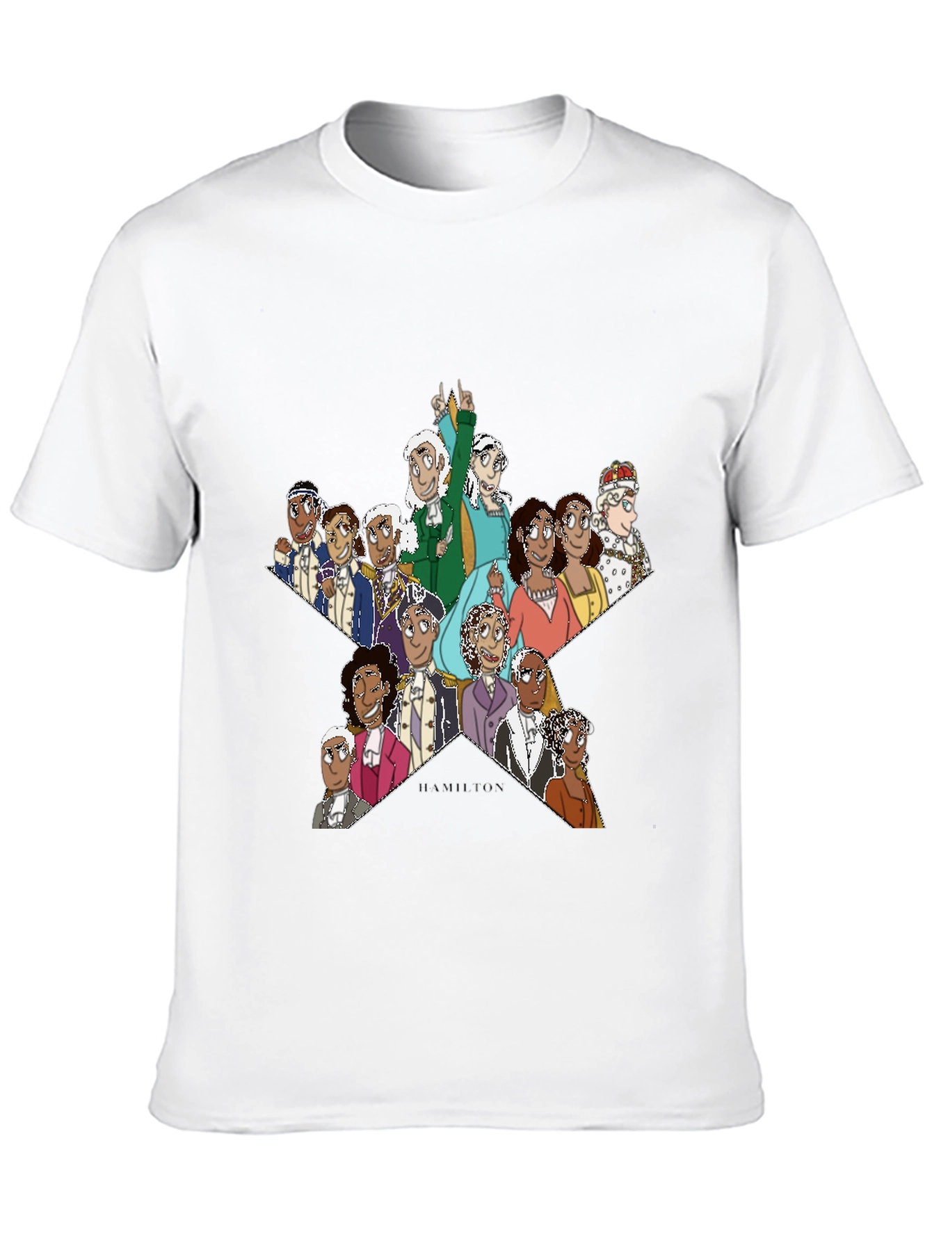 Hamilton Star Graphic T-Shirt - Black