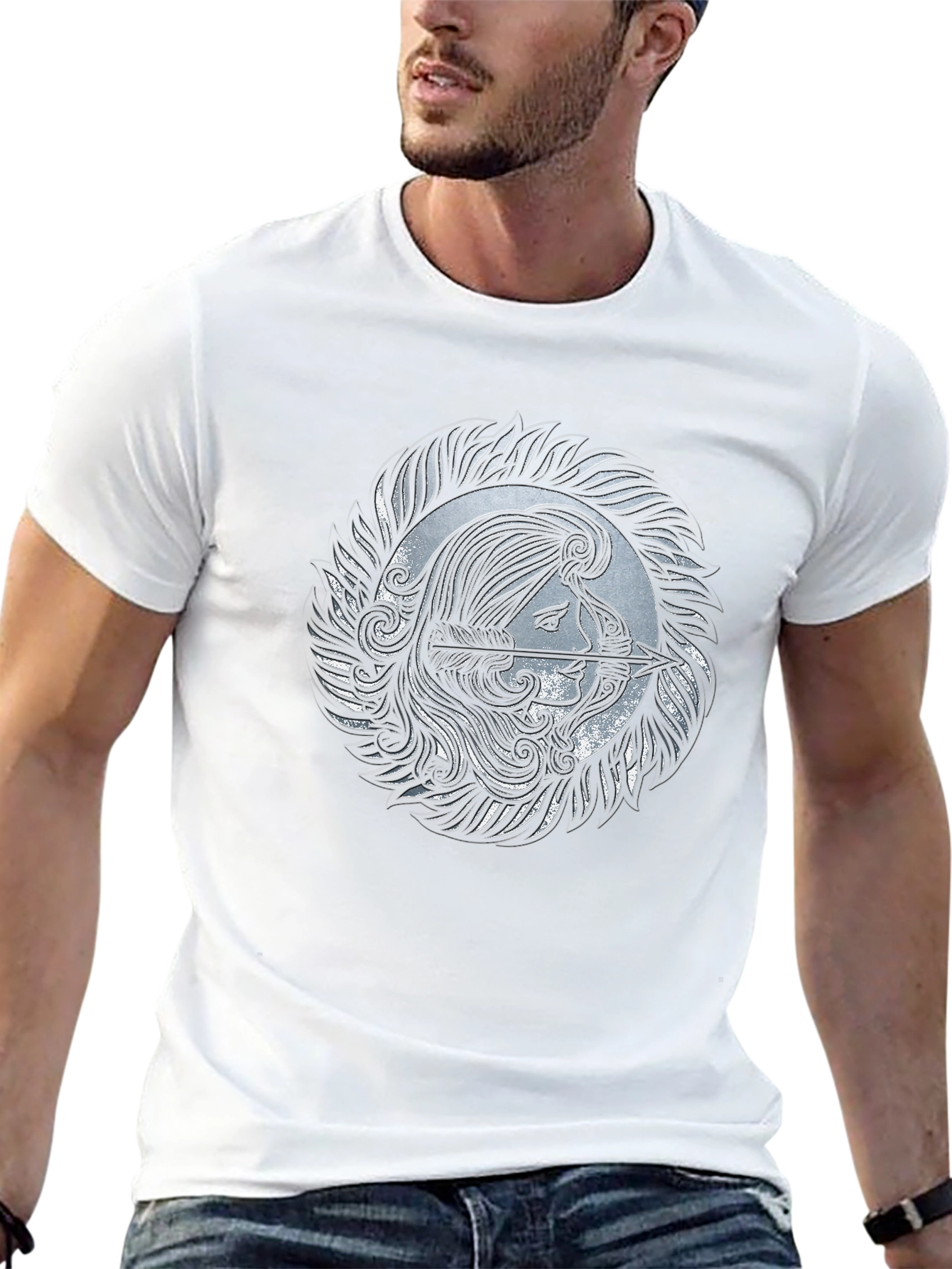 Archer Woman Graphic Tee - Stylish Black T-Shirt