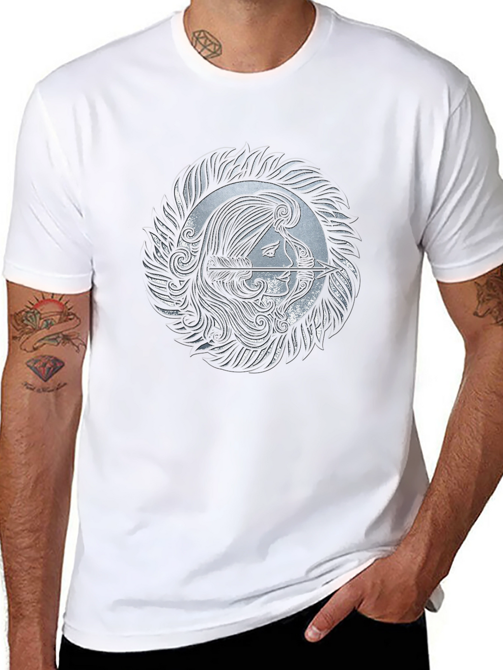 Archer Woman Graphic Tee - Stylish Black T-Shirt