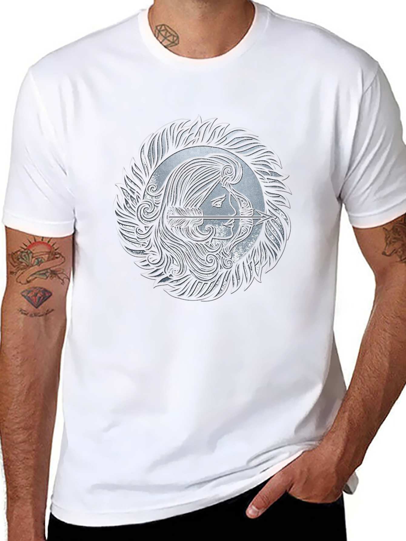 Archer Woman Graphic Tee - Stylish Black T-Shirt