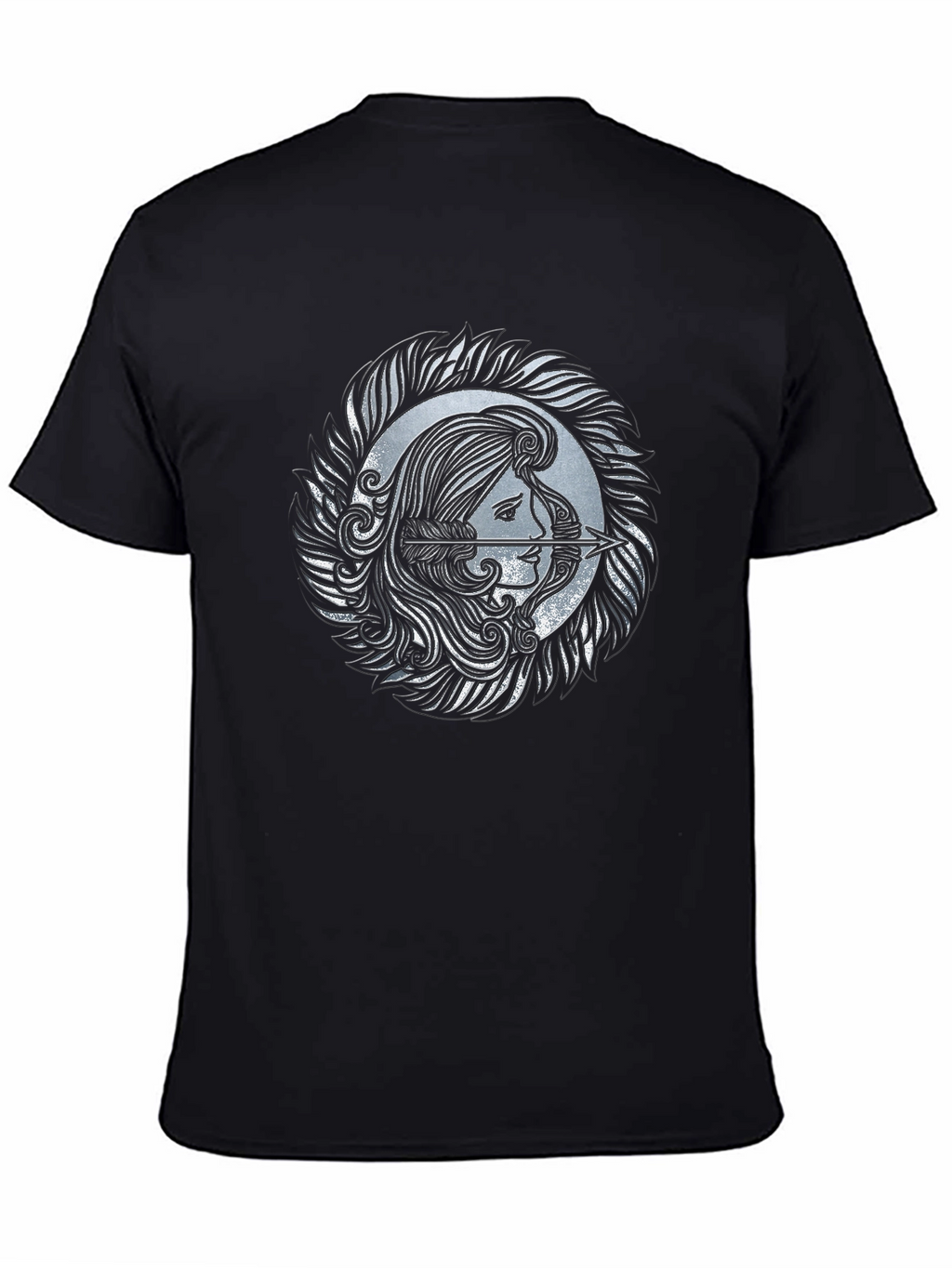 Archer Woman Graphic Tee - Stylish Black T-Shirt