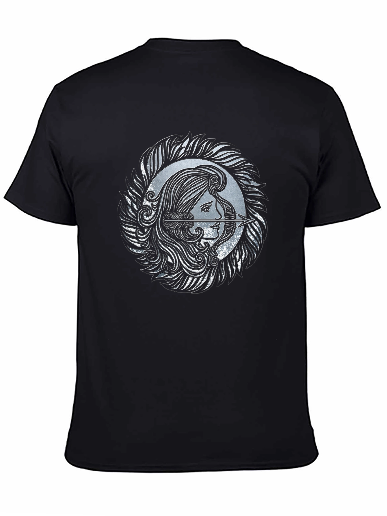 Archer Woman Graphic Tee - Stylish Black T-Shirt