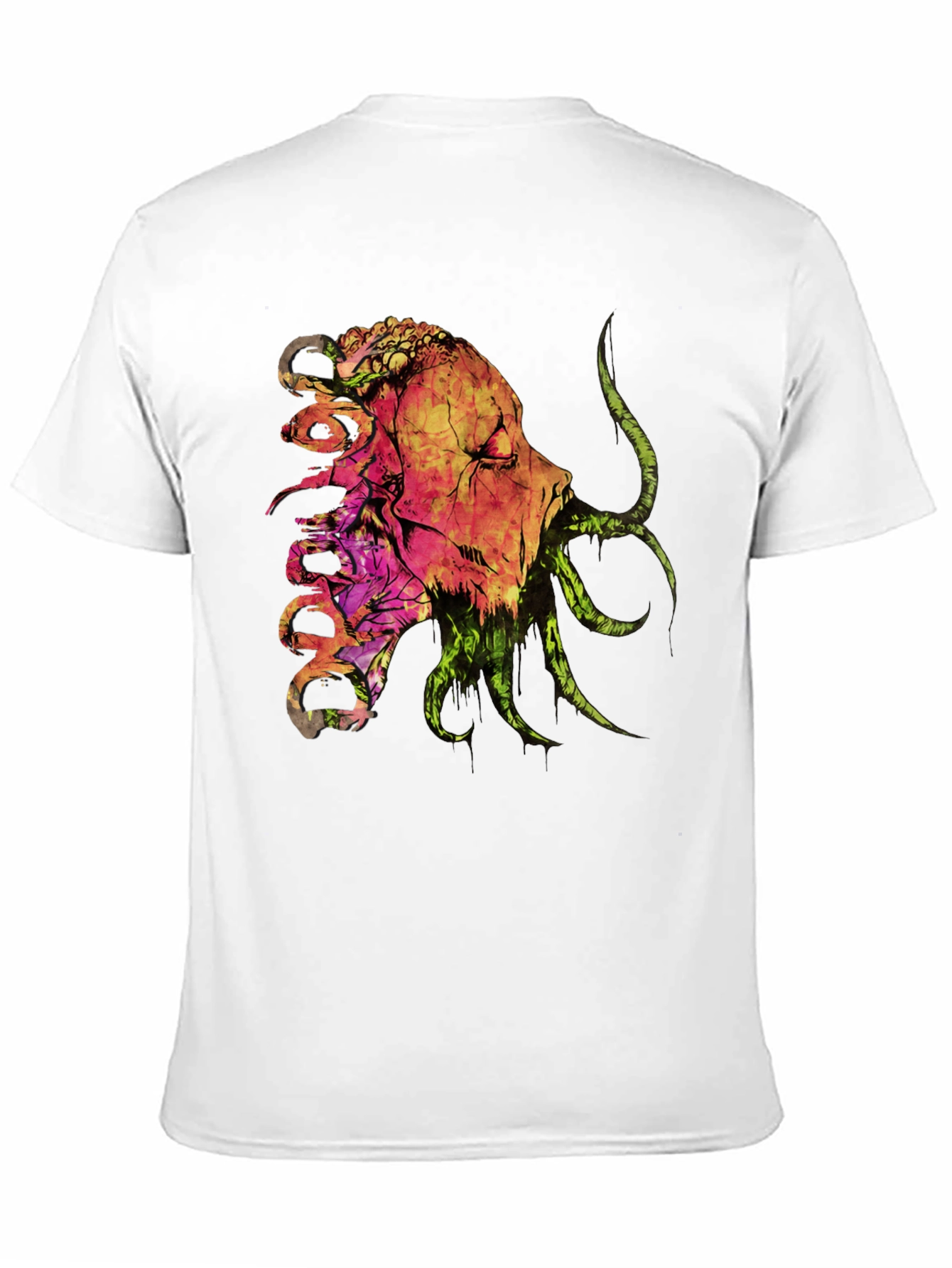 Horror Graphic Print Black T-Shirt